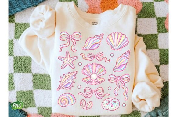Download Summer Seashell Coquette PNG, Preppy - Coquette png Collection