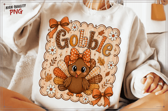 Download Preppy Thanksgiving Gobble Coquette PNG - Coquette png Collection