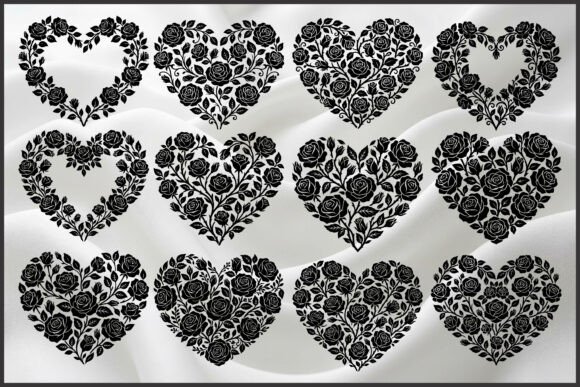 Download Rose Floral Heart Valentine Rose - Premium Resources