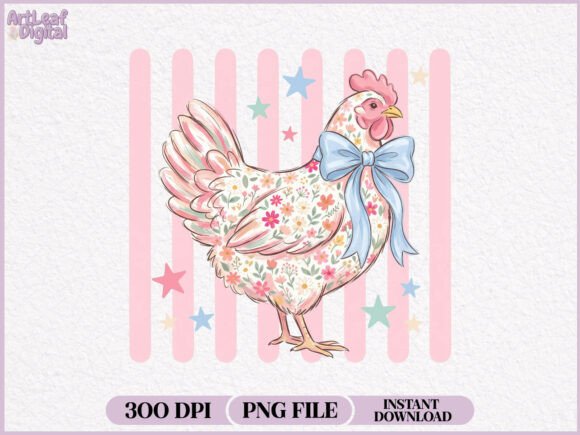 Download Preppy Floral Chicken Coquette PNG - Coquette png Collection