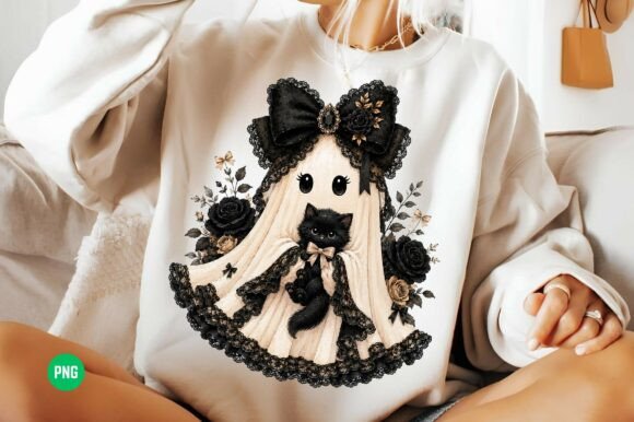 Download Preppy Ghost Coquette Png, Ghost Bow PNG - Coquette png Collection